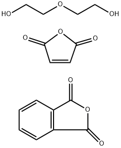 1,3-Isobenzofurandione, polymer with 2,5-furandione and 2,2-oxybisethanol Structure