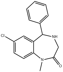 4,5-dihydrodiazepam Struktur