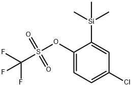 4-Chloro-2-(trimethylsilyl)phenyl trifluoro methanesulfonate 结构式