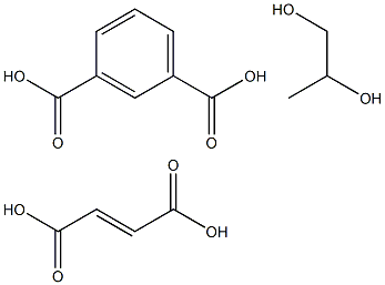 1,3-Benzenedicarboxylic acid, polymer with (E)-2-butenedioic acid and 1,2-propanediol Structure