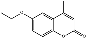 2H-1-Benzopyran-2-one,6-ethoxy-4-methyl-(9CI) Struktur