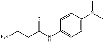 N〜1〜-[4-(DIMETHYLAMINO)PHENYL]-BETA-ALANINAMIDE 化学構造式