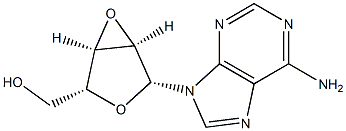 Adenosine,2',3'-anhydro- Struktur