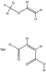 顺丁烯二酸、环氧丙烷的聚合物钠盐 结构式