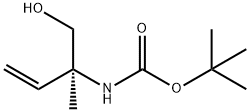 Carbamic acid, [(1S)-1-(hydroxymethyl)-1-methyl-2-propenyl]-, 1,1- Struktur