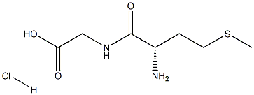 L-蛋氨酰基甘氨酸盐酸盐, 26308-13-4, 结构式