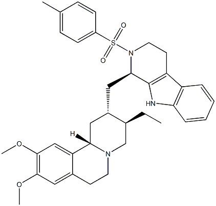 10,11-ジメトキシ-2'-[(4-メチルフェニル)スルホニル]ツブロサン 化学構造式