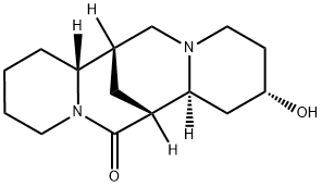 (7R,7aβ,9β,14aα)-Dodecahydro-9-hydroxy-7α,14α-methano-2H,6H-dipyrido[1,2-a:1',2'-e][1,5]diazocin-6-one 结构式