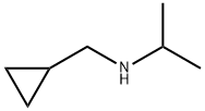 (シクロプロピルメチル)イソプロピルアミン 化学構造式