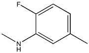 2-fluoro-N,5-dimethylaniline Structure