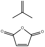 异丙稀和马来酸酐共聚物, 26426-80-2, 结构式