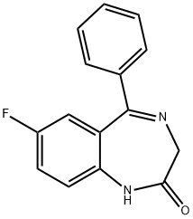 N-desmethylflunitrazepam 结构式