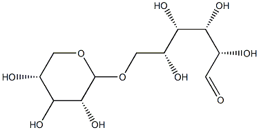 6-O-β-D-Xylopyranosyl-D-glucose Struktur