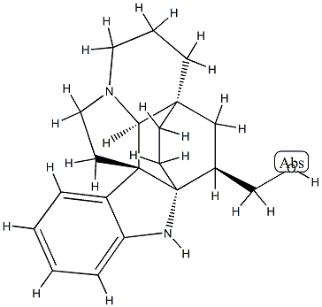(2α,3β,5α)-Aspidofractinine-3-methanol 结构式