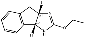 Indeno[1,2-d]imidazole, 2-ethoxy-1,3a,8,8a-tetrahydro-, (3aR,8aS)-rel- (9CI) Struktur