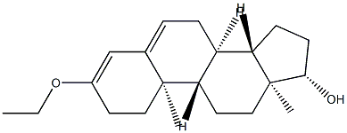 3-乙氧基雄-3,5-二烯-17Β醇,26614-48-2,结构式