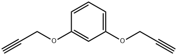 1,3-ビス(2-プロピニルオキシ)ベンゼン 化学構造式