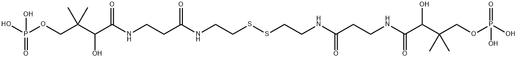 pantethine 4',4''-diphosphate Struktur