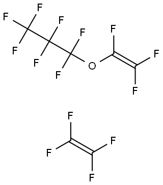 POLY[TETRAFLUOROETHYLENE-CO-PERFLUORO (ALKYL VINYL ETHER)] Structure