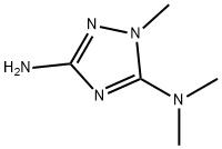 N〜5〜,N〜5〜,1-TRIMETHYL-1H-1,2,4-TRIAZOLE-3,5-DIAMINE 化学構造式