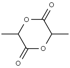 3,6-二甲基-1,4-二恶烷-2,5-二酮聚合物 结构式