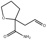 2-Furancarboxamide,tetrahydro-2-(2-oxoethyl)-(9CI) Structure