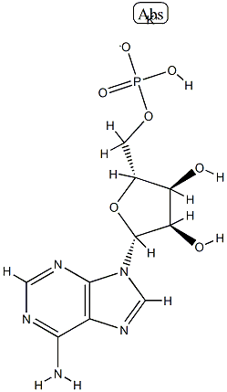 多聚腺苷酸钾盐,POLY(A)钾盐, 26763-19-9, 结构式
