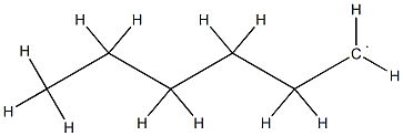 1-C6H13 化学構造式