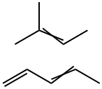 1,3-Pentadiene, polymer with 2-methyl-2-butene Structure