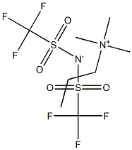 三甲基丙基铵双(三氟甲烷磺酰)亚胺,268536-05-6,结构式