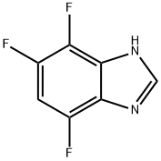 1H-Benzimidazole,4,5,7-trifluoro-(9CI) 结构式