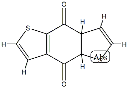 [1,2-B,4,5-B2]-二-噻吩 苯醌, 270063-82-6, 结构式