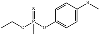 ethoxy-methyl-(4-methylsulfanylphenoxy)-sulfanylidene-phosphorane Struktur