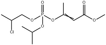 1-Methoxycarbonyl-1-propen-2-yl=2-chloropropyl=isopropylphosphate Struktur