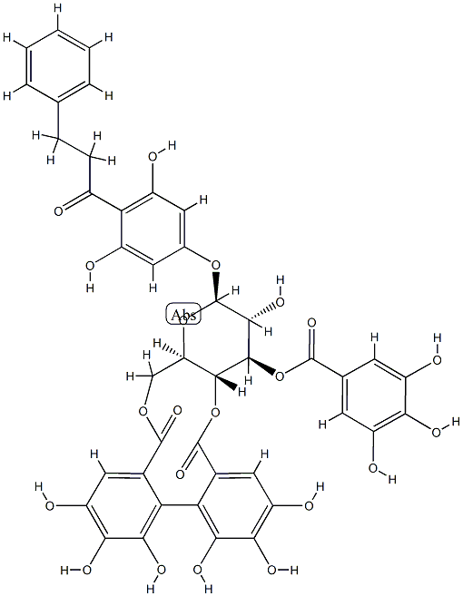 thonningianin A Struktur