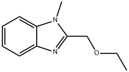 1H-Benzimidazole,2-(ethoxymethyl)-1-methyl-(9CI) Struktur