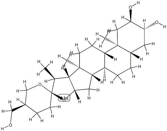 (25S)-5α-Spirostane-2α,3β,27-triol|