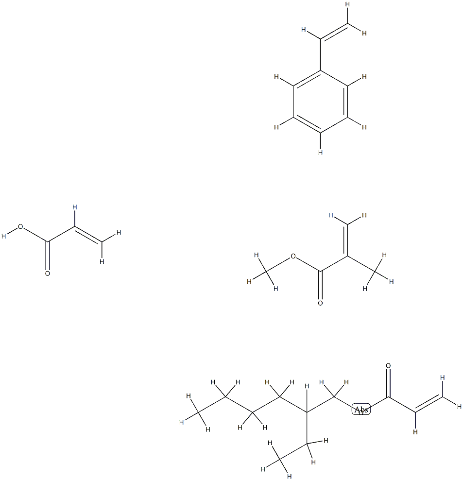 27306-43-0 2-甲基-2-丙烯酸甲酯与乙烯基苯、2-丙烯酸-2-乙基己酯和2-丙烯酸的聚合物