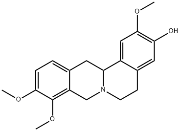 (+/-)-TETRAHYDROJATTARRIHIZINE Structure