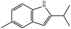 1H-Indole,5-methyl-2-(1-methylethyl)-(9CI) Structure