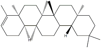 D:A-Friedoolean-3-ene Struktur