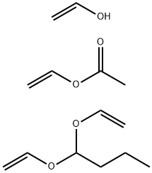 聚(乙烯丁醛-co-乙烯醇-co-乙酸乙烯酯),27360-07-2,结构式