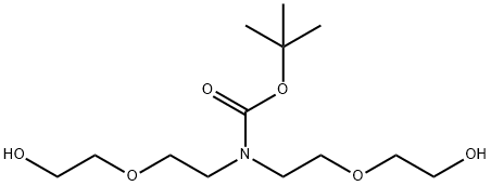 N-Boc-N-bis(PEG1-OH) Struktur