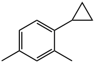 Benzene, 1-cyclopropyl-2,4-diMethyl- Structure