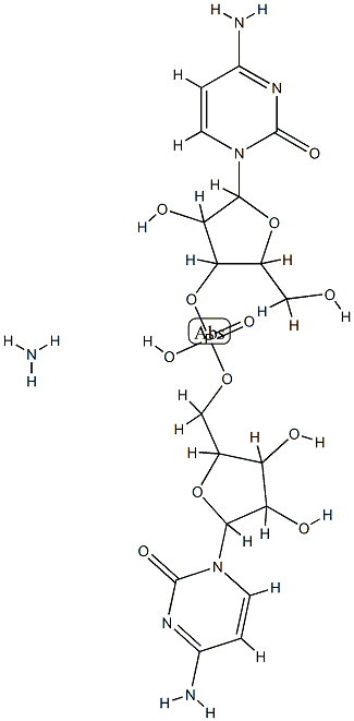 CYTIDYLYL(3'-5')CYTIDINE AMMONIUM,27552-98-3,结构式