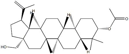 白桦脂醇-3-乙酸酯,27570-20-3,结构式