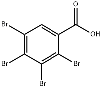2,3,4,5-テトラブロモ安息香酸 化学構造式