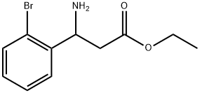 ethyl 3-amino-3-(2-bromophenyl)propanoate Structure