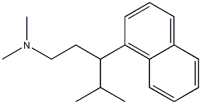 γ-Isopropyl-N,N-dimethyl-1-naphthalene-1-propanamine Structure