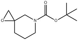 1-OXA-5-AZASPIRO[2.5]OCTANE-5-CARBOXYLIC ACID, 1,1-DIMETHYLETHYL ESTER Struktur